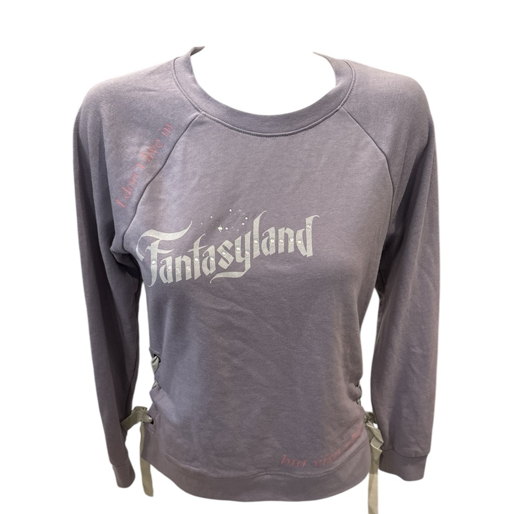 Disney Parks Embellished Fantasyland‎ Pullover Med